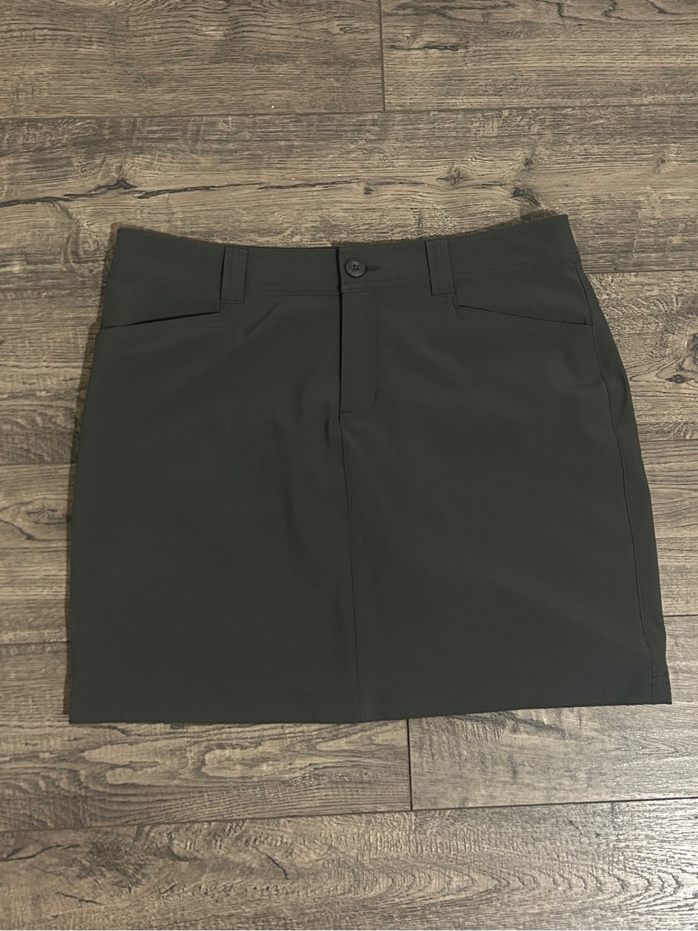 Eddie Bauer Gray Straight Mini Skirt - Size 6 - Gorp Core
